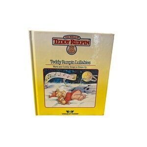 Teddy Ruxpin Book- LULLABIES; World of Wonder 1985 Vintage Bedtime Story Sleep